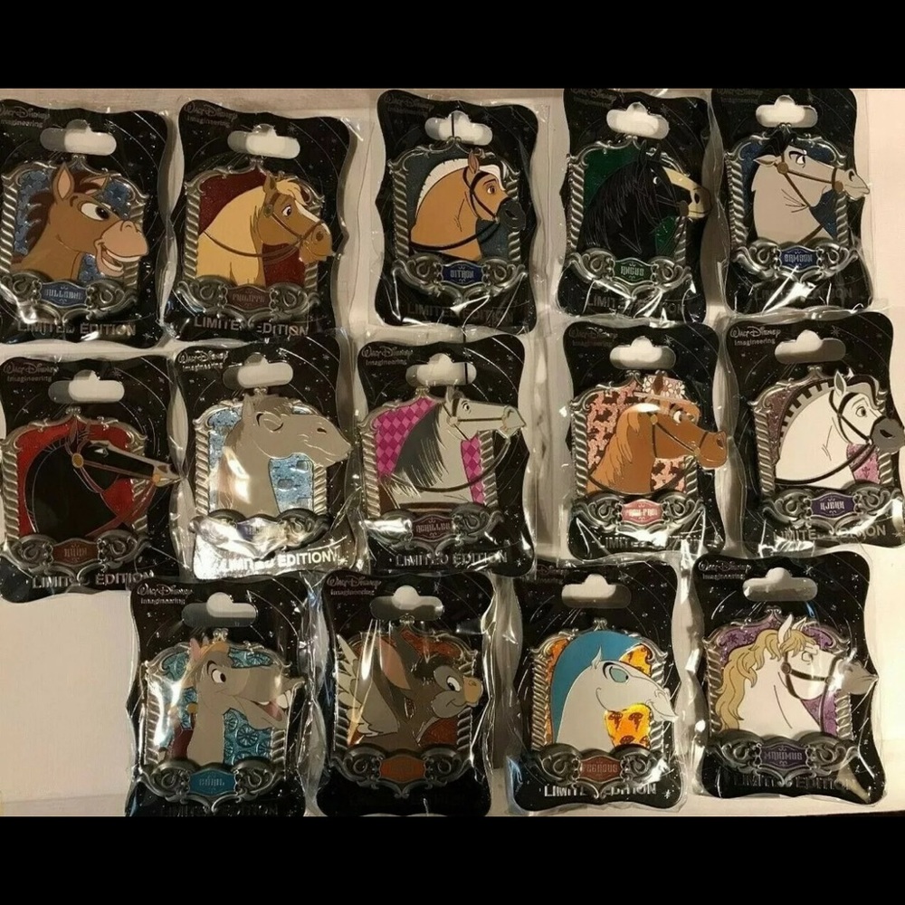 Majestic Steeds 14 Pins Disney Set Exclusive LE
